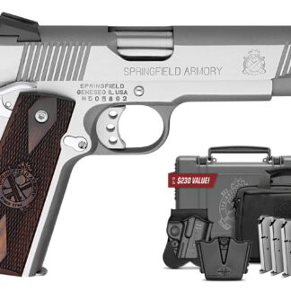 Springfield 1911 Loaded .45 ACP Stainless Steel with Instant Gear Up Package